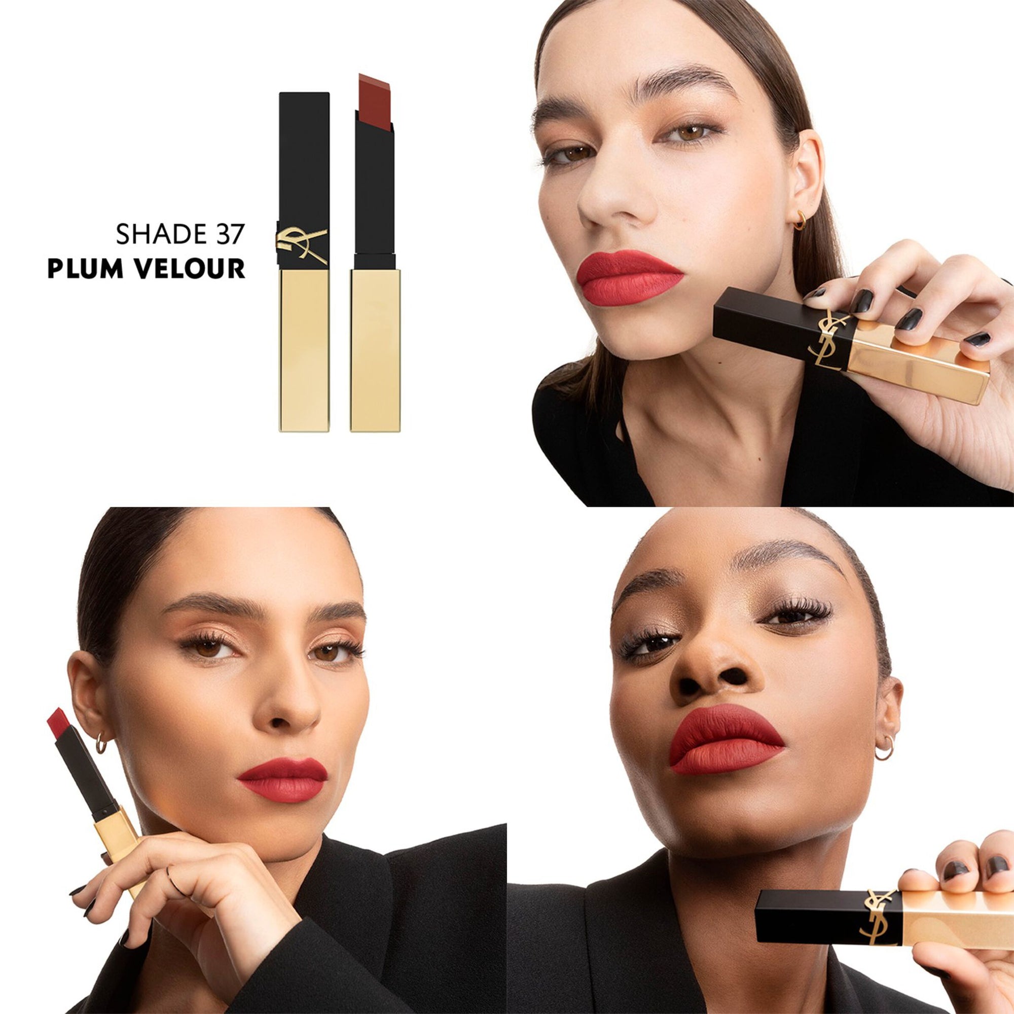 YSL The Slim plum velours