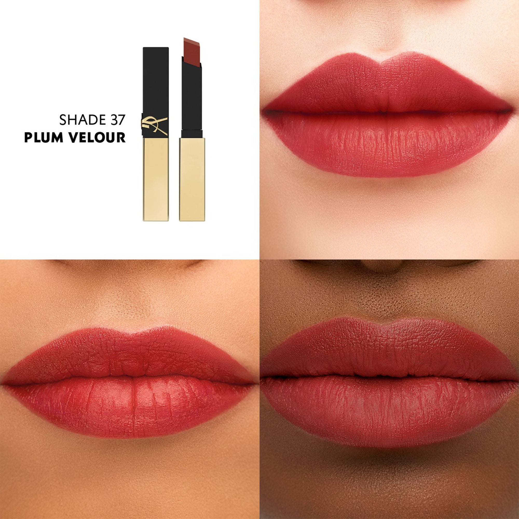 YSL The Slim plum velours